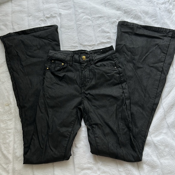 - Fake Leather Flare Pants FREE - Picture 2 of 7